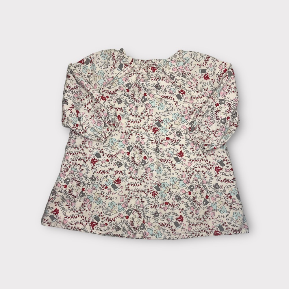 Next Floral Bow Pocket Modal Blend Dress - Picture 6 of 7